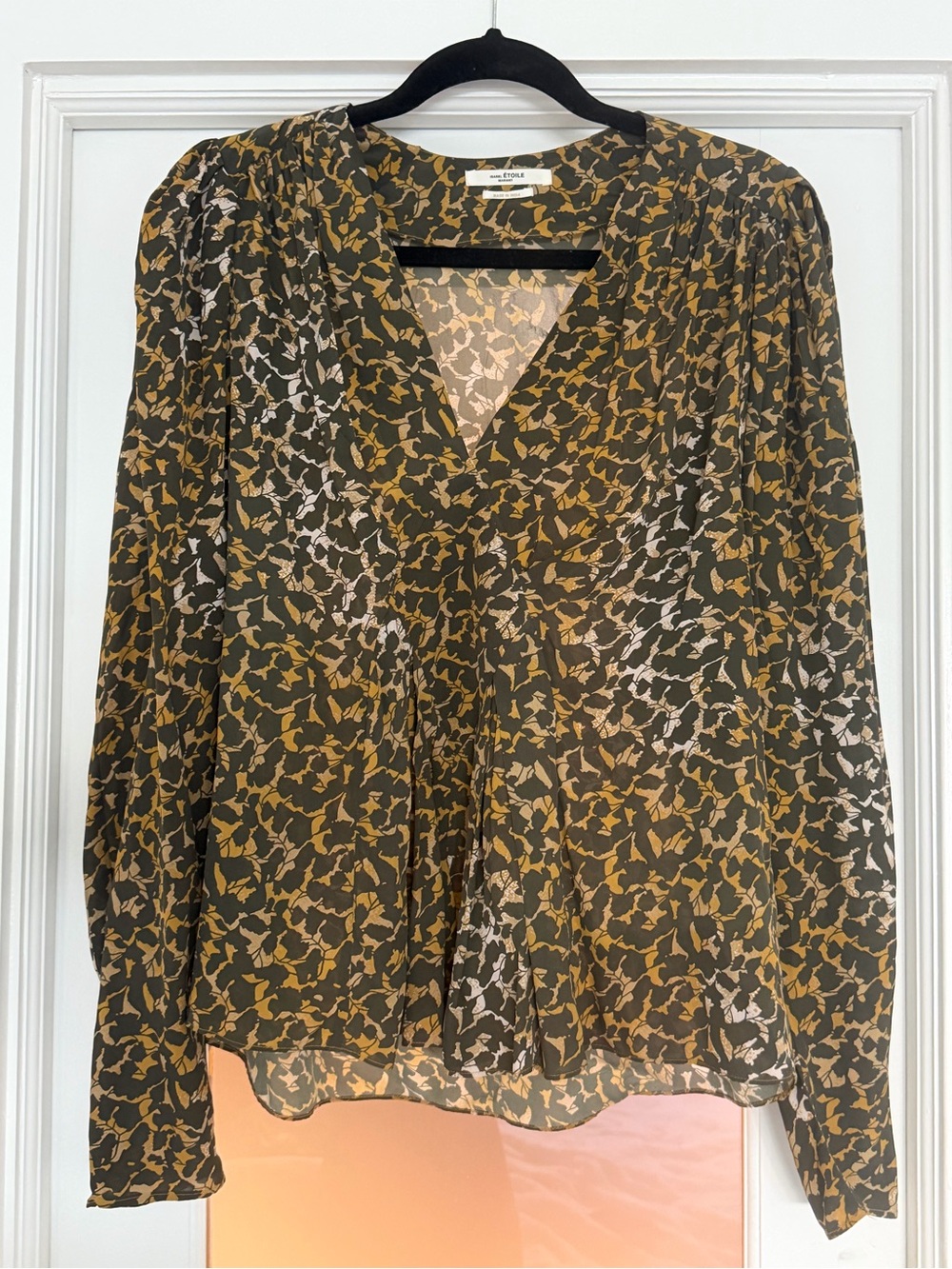 Isabel Marant Etoile Amyra Printed Top size 38 EU - S-M